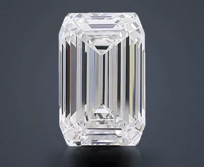 16.05ct F VS1 Rare Carat Ideal Cut Emerald Lab Grown Diamond