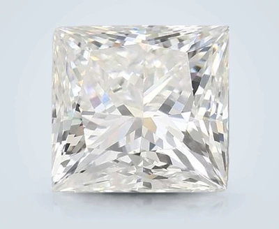 3.08ct F VVS2 Rare Carat Ideal Cut Princess Lab Grown Diamond