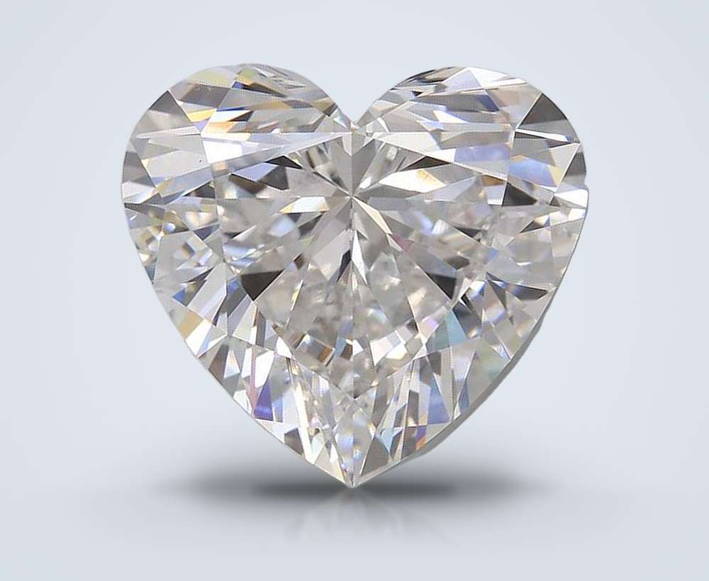 11.02ct E VS1 Rare Carat Ideal Cut Heart Lab Grown Diamond