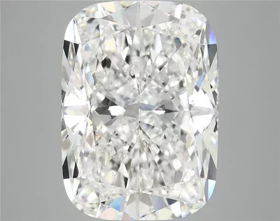 9.69ct F VVS2 Rare Carat Ideal Cut Cushion Lab Grown Diamond