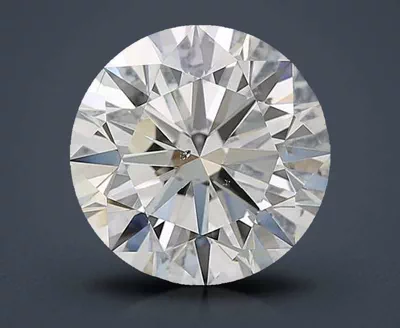 5.08ct H SI2 Rare Carat Ideal Cut Round Diamond