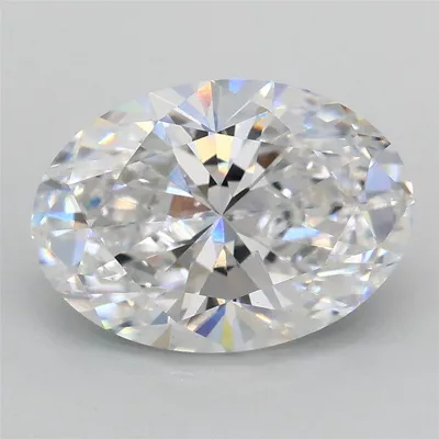 2.55ct D VS1 Rare Carat Ideal Cut Oval Lab Grown Diamond