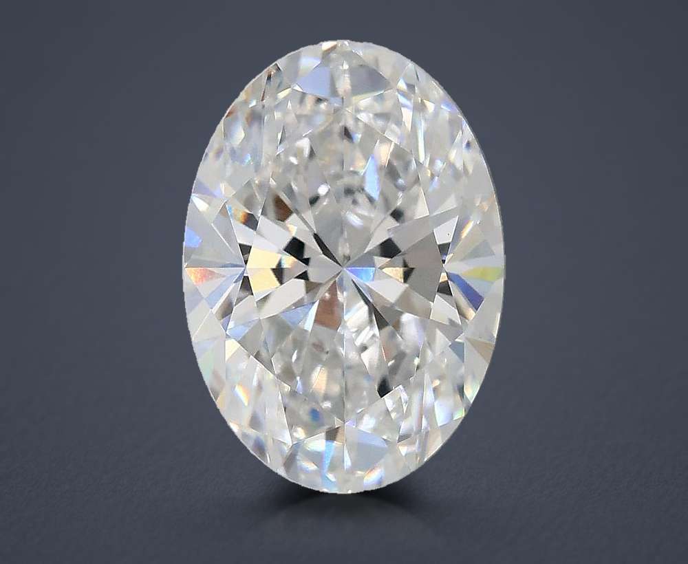 2.55ct D VS1 Rare Carat Ideal Cut Oval Lab Grown Diamond