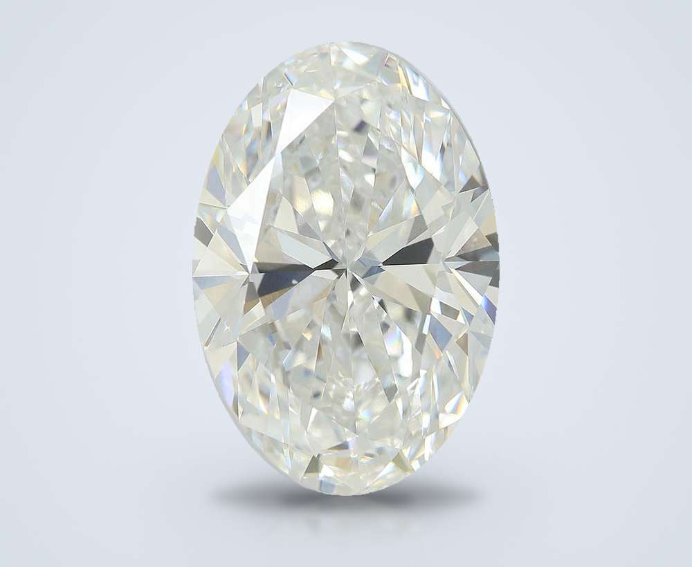 7.14ct E VVS2 Rare Carat Ideal Cut Oval Lab Grown Diamond