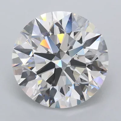 2.88ct D FL Rare Carat Ideal Cut Round Lab Grown Diamond