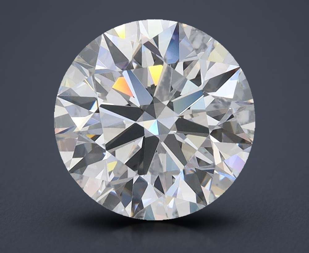 2.88ct D FL Rare Carat Ideal Cut Round Lab Grown Diamond