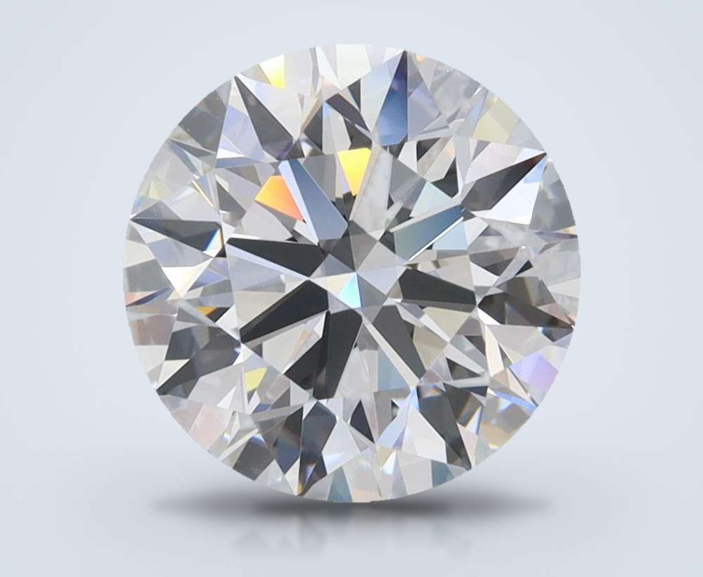 2.88ct D FL Rare Carat Ideal Cut Round Lab Grown Diamond