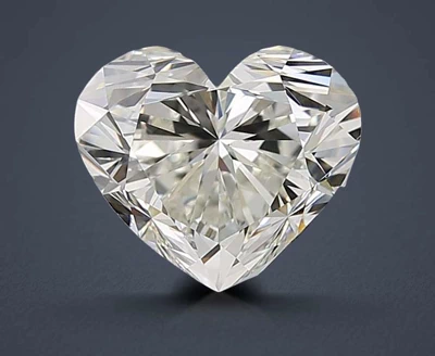 3.02ct K VS2 Rare Carat Ideal Cut Heart Diamond