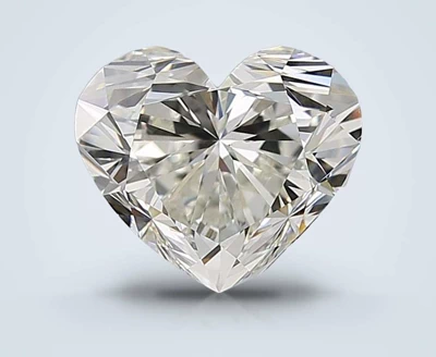 3.02ct K VS2 Rare Carat Ideal Cut Heart Diamond