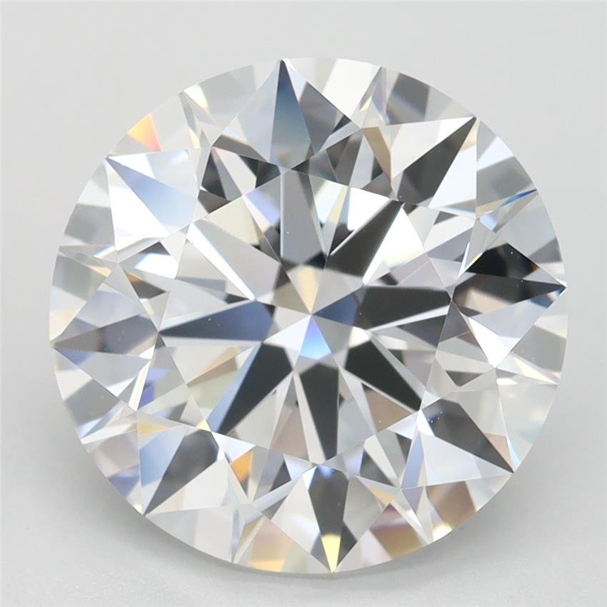 4.66ct D FL Rare Carat Ideal Cut Round Lab Grown Diamond