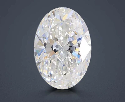 2.01ct D VS1 Rare Carat Ideal Cut Oval Lab Grown Diamond