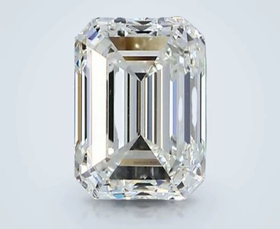 2.01ct J VVS1 Rare Carat Ideal Cut Emerald Diamond