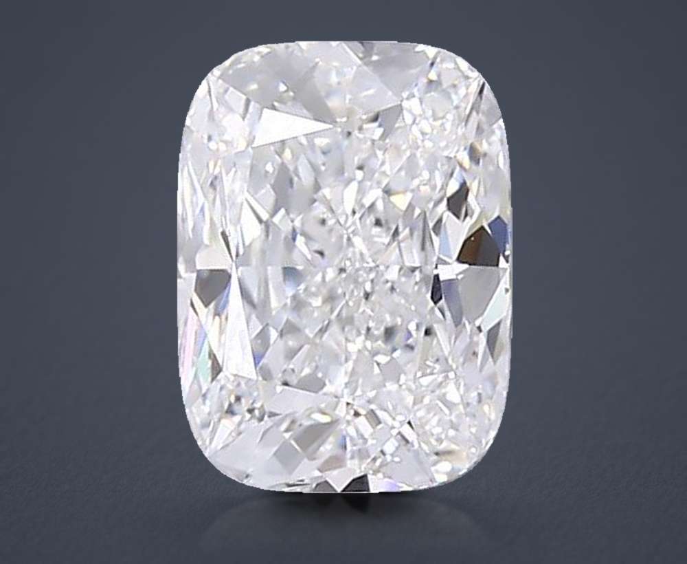 8.03ct F VVS2 Rare Carat Ideal Cut Cushion Lab Grown Diamond