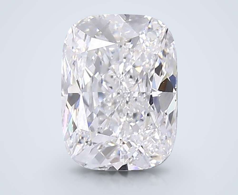 8.03ct F VVS2 Rare Carat Ideal Cut Cushion Lab Grown Diamond
