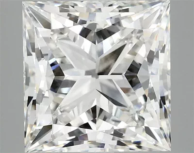 5.10ct F VS1 Rare Carat Ideal Cut Princess Lab Grown Diamond