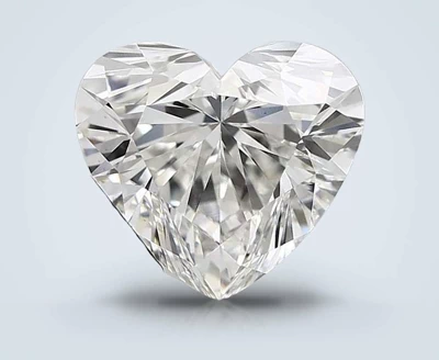 6.03ct F VS1 Rare Carat Ideal Cut Heart Lab Grown Diamond