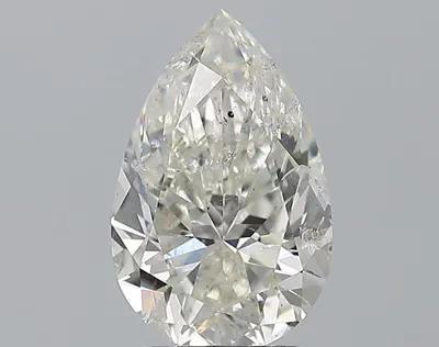 2.51ct G SI2 Rare Carat Ideal Cut Pear Diamond