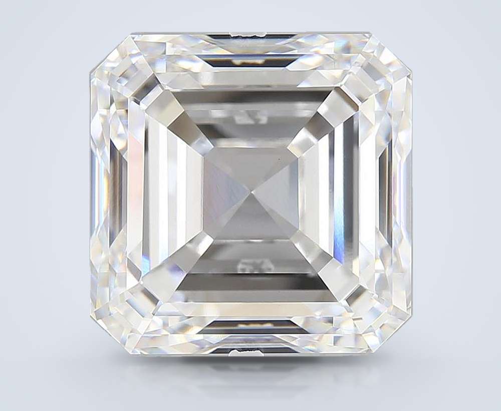 12.00ct D VVS2 Excellent Cut Asscher Lab Grown Diamond