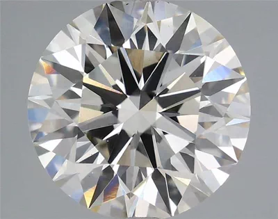 3.04ct I VS1 Rare Carat Ideal Cut Round Lab Grown Diamond