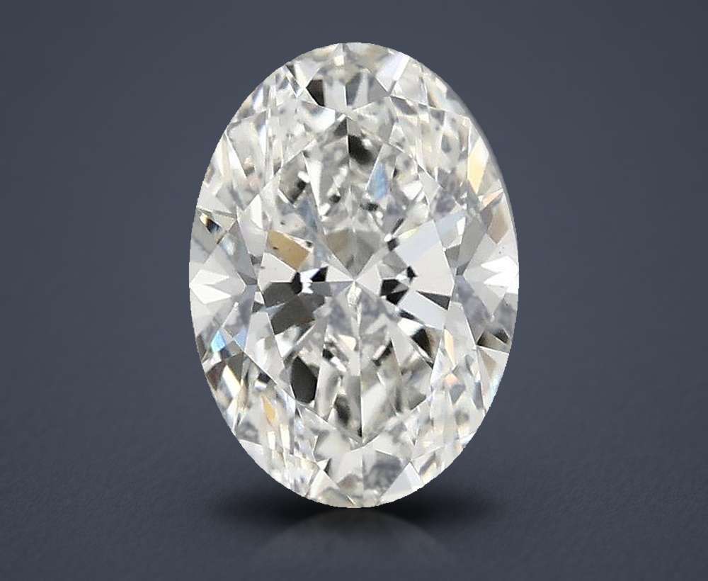 1.60ct E VS2 Rare Carat Ideal Cut Oval Lab Grown Diamond