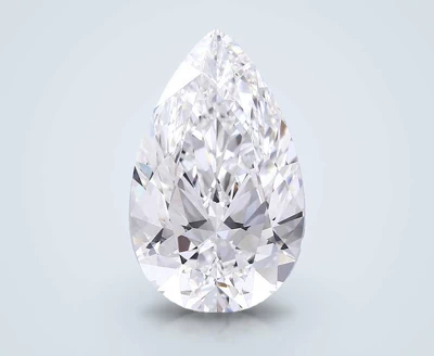 12.07ct F VVS2 Rare Carat Ideal Cut Pear Lab Grown Diamond