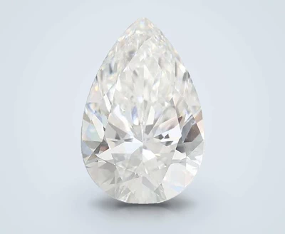 4.09ct E VVS2 Rare Carat Ideal Cut Pear Lab Grown Diamond