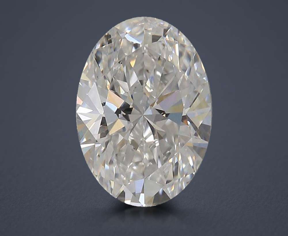 1.03ct D VVS2 Rare Carat Ideal Cut Oval Lab Grown Diamond