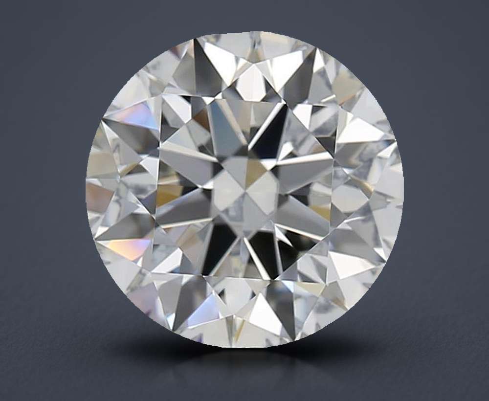 2.22ct H IF Rare Carat Ideal Cut Round Diamond