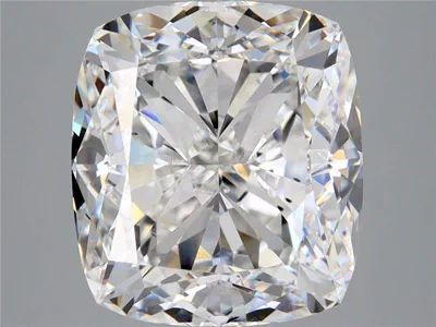 7.03ct E VS2 Rare Carat Ideal Cut Cushion Diamond