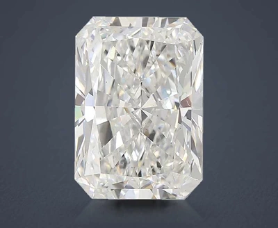 4.78ct F VS2 Rare Carat Ideal Cut Radiant Lab Grown Diamond