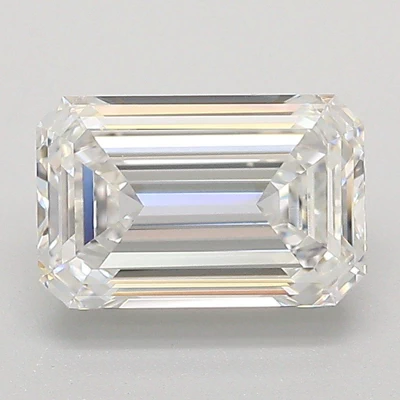 2.03ct E VS1 Rare Carat Ideal Cut Emerald Lab Grown Diamond