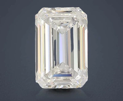 2.03ct E VS1 Rare Carat Ideal Cut Emerald Lab Grown Diamond
