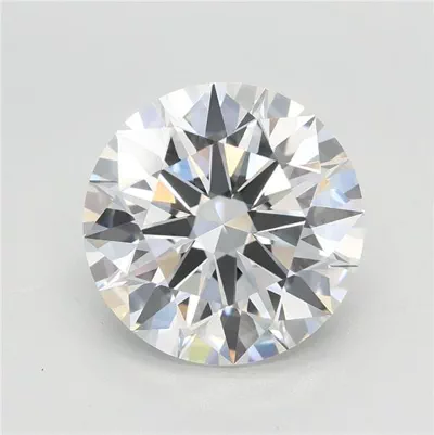 3.08ct F VVS1 Rare Carat Ideal Cut Round Lab Grown Diamond