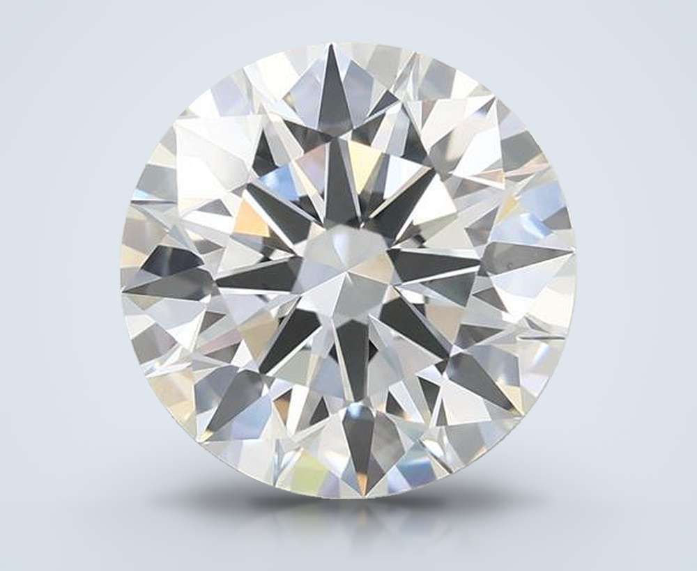 3.08ct F VVS1 Rare Carat Ideal Cut Round Lab Grown Diamond