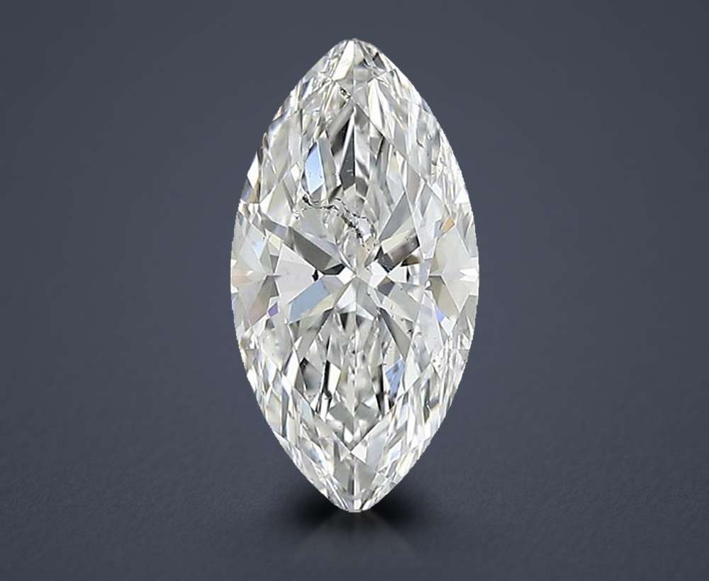 1.61ct D SI2 Rare Carat Ideal Cut Marquise Diamond
