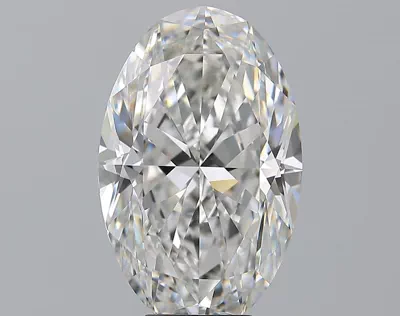 7.01ct E VVS1 Rare Carat Ideal Cut Oval Diamond