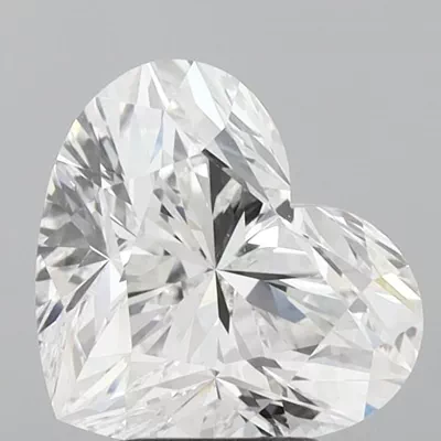 4.50ct F VS1 Rare Carat Ideal Cut Heart Lab Grown Diamond