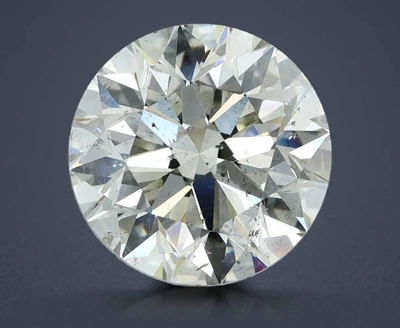 6.05ct J SI2 Excellent Cut Round Diamond