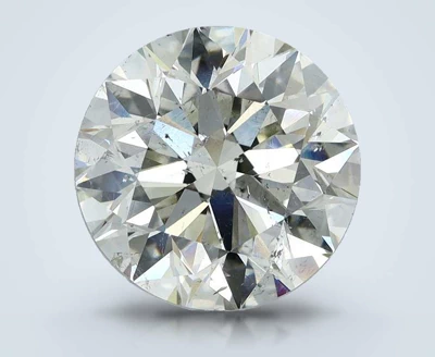 6.05ct J SI2 Excellent Cut Round Diamond