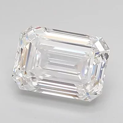 0.55ct D VVS1 Rare Carat Ideal Cut Emerald Lab Grown Diamond