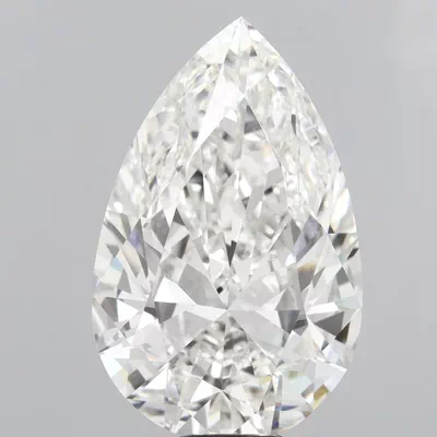 13.05ct G VVS2 Rare Carat Ideal Cut Pear Lab Grown Diamond