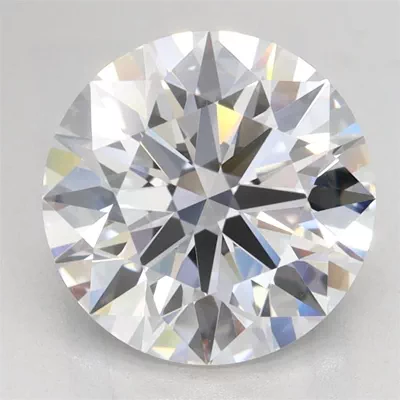 2.61ct D IF Rare Carat Ideal Cut Round Lab Grown Diamond