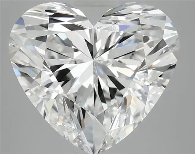 6.20ct E VVS2 Rare Carat Ideal Cut Heart Lab Grown Diamond