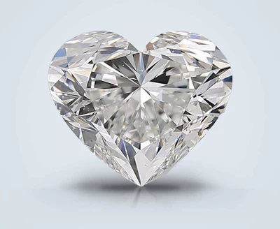 3.51ct F SI1 Rare Carat Ideal Cut Heart Diamond