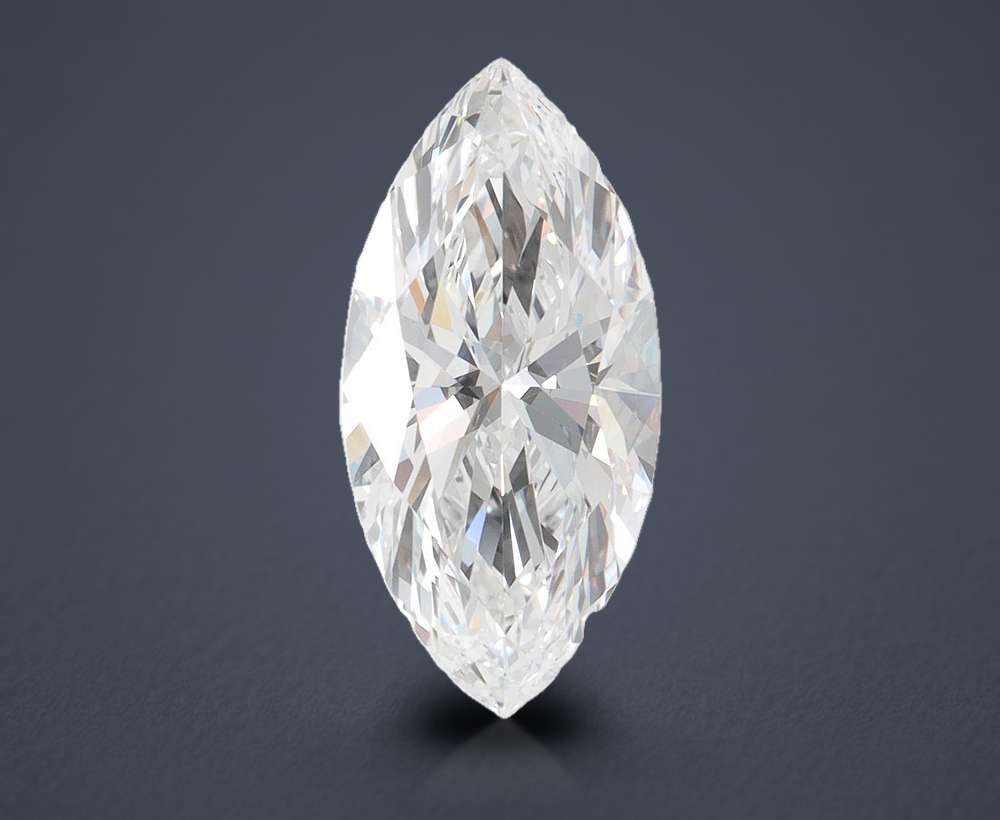 2.91ct D VVS2 Rare Carat Ideal Cut Marquise Lab Grown Diamond