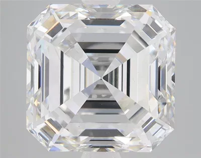 5.05ct F VS1 Excellent Cut Asscher Lab Grown Diamond