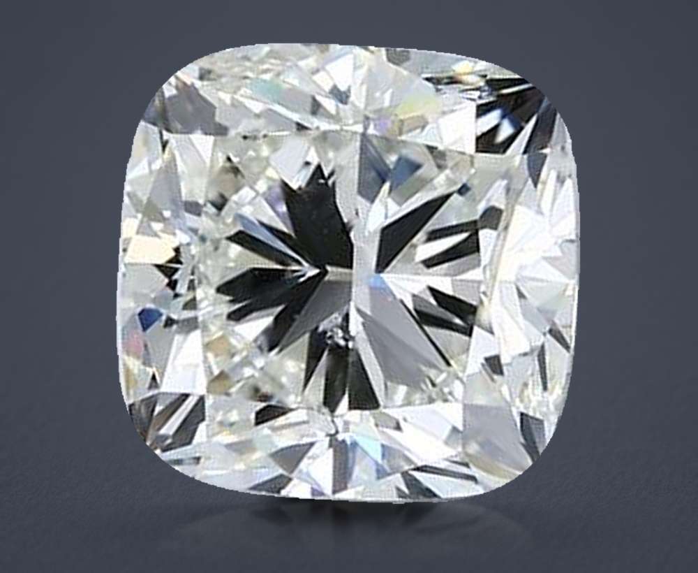 3.01ct K SI2 Very Good Cut Cushion Diamond