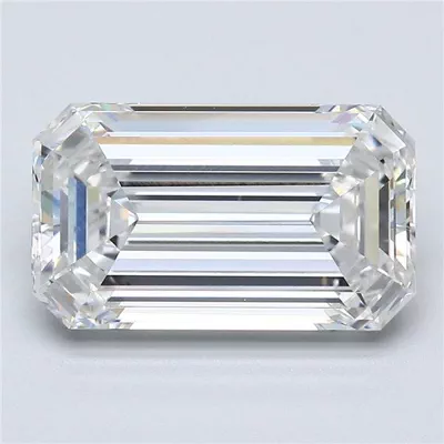 4.01ct G VVS2 Very Good Cut Emerald Diamond