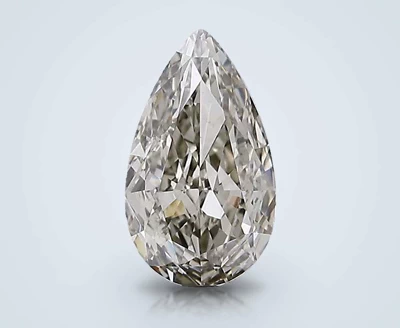 2.53ct K VVS2 Rare Carat Ideal Cut Pear Lab Grown Diamond