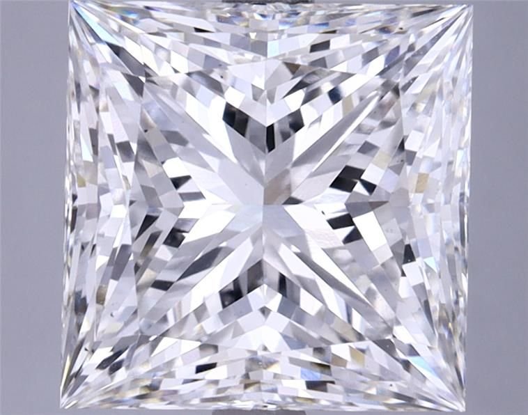 5.20ct G VS1 Rare Carat Ideal Cut Princess Lab Grown Diamond